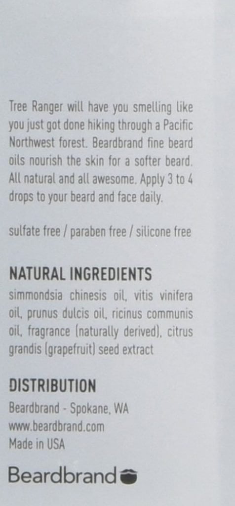 Beardbrand Tree Ranger Beard Oil- The best beard oil for men